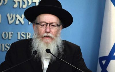 Le ministre israélien de la Santé, Yaakov Litzman et son épouse testés positif