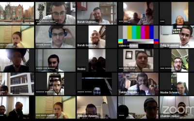 Plus de 1000 Temimim  ont participé au Farbrenguen d&rsquo;unité sur zoom avec le Rav Shabtai Slavaticki