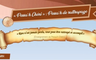 Hala&rsquo;ha Kids : Pessa&rsquo;h Cheni, Pessa&rsquo;h de rattrapage
