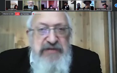 Chlochim du Rav Chalom Edelman zal en direct sur zoom, jeudi 7 mai 2020