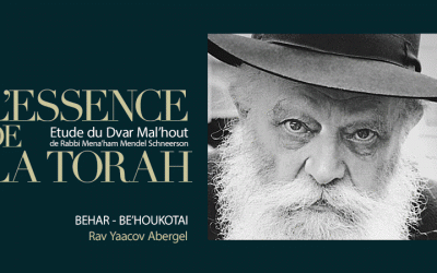 Texte et Audio : Dvar Mal’hout Béhar-Be’houkotaï  « Mes Pensées ne sont pas comme vos pensées ! », par le Rav Yaacov Abergel