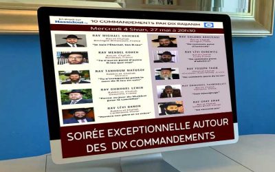 Conférence «10 Commandements- 10 Chlou’him »