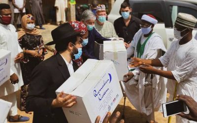 L’association « Les rois du monde » finance 770 colis humanitaires distribués par le Beth Habad du Nigeria