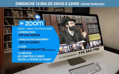 La Mitsva de compter le Omer – selon la pensée du Rabbi