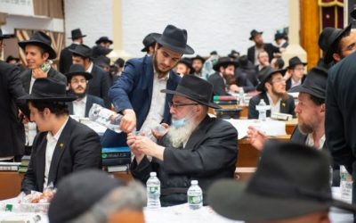 EN IMAGES. Farbrenguen de Guimel Tamouz au 770
