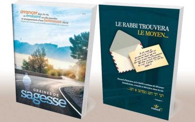 2 nouveaux livres aux éditions Habad 77 en promo spéciale: « Le Rabbi trouvera le moyen »  &  « Graines de Sagesse »
