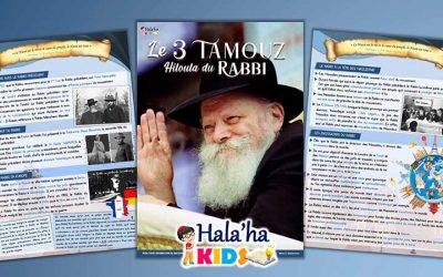 Hala&rsquo;ha-Kids à télécharger : Guimel Tamouz –  « Le Nassi est le roi et le coeur du peuple juif, le Nassi est tout! »
