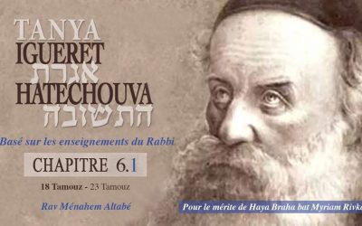 Tanya Igueret Hatechouva – chap. 6-1 : « L&rsquo;exil de la ché&rsquo;hina »