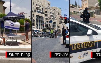 Israel : Avec 1 464 nouveaux cas, verrouillage partiel en vigueur à partir de vendredi  13 heures dans certaines villes, dont Jérusalem