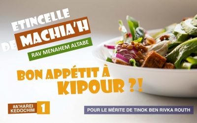 Bon appétit à Kipour ?