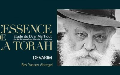 AUDIO.  Dvar Mal’hout Paracha Devarim : ‘Avoir le Rabbi dans son coeur’