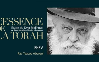 Audio. Dvar Malhout Parachat Ekev, par le Rav Yaacov Abergel