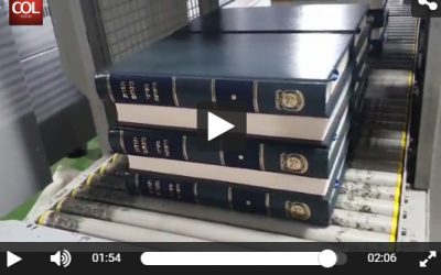 Vidéo : impression du nouveau livre « תורת מנחם – מעייני הישועה »