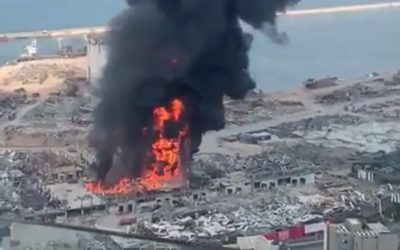 Liban : un gigantesque incendie au port de Beyrouth quelques semaines après l’explosion