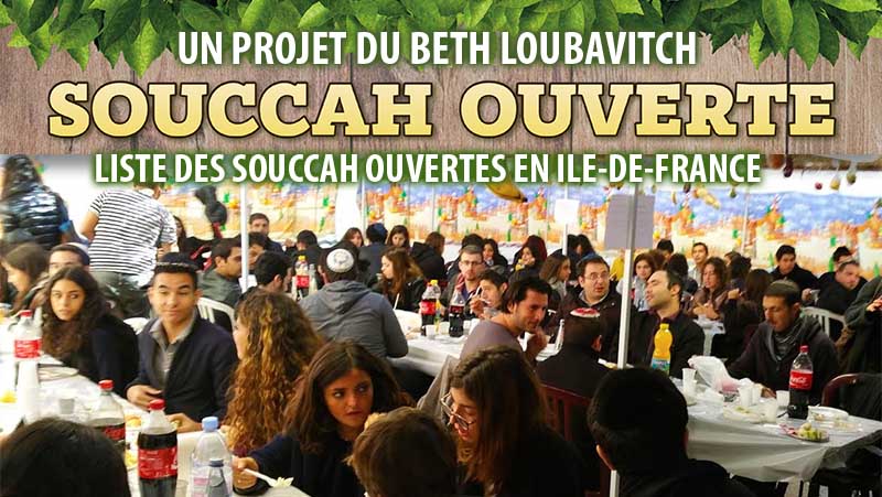 Une Souccah ouverte à tous en Ile-de-France, un projet du Beth Loubavitch