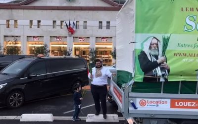 VIDEO. Activités de la Souccah mobile du centre Habad Le&rsquo;haim de Torcy