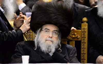 Le Rabbi de Belz, secrètement traité du Coronavirus
