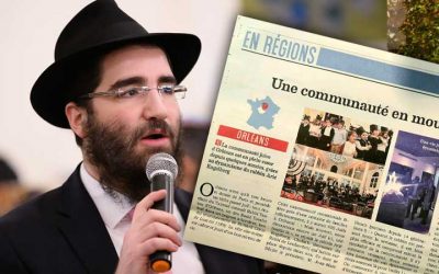 Actu J : La communauté juive d’Orléans en plein essor grâce au dynamisme du rabbin Arié Engelberg