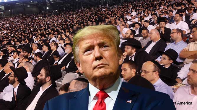 Sondage aux Etats-Unis : 83% des juifs orthodoxes voteraient pour Trump