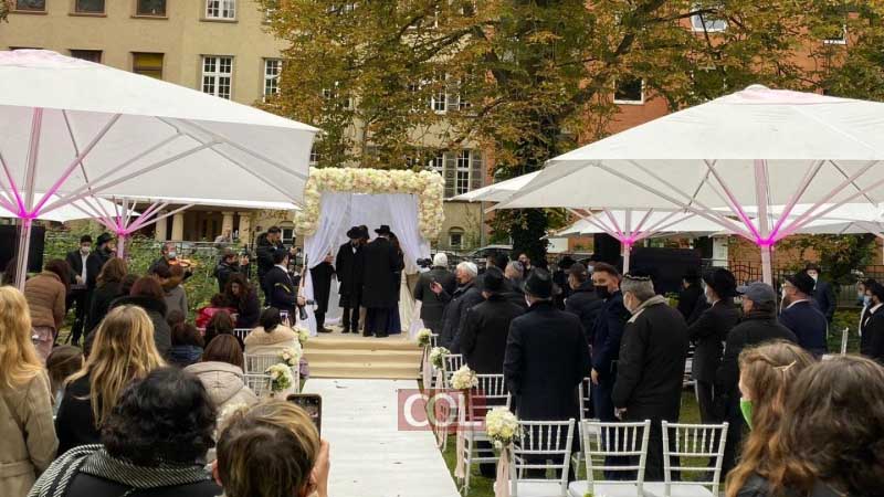 Allemagne : Mariage de Levi Yitzhak Gottlieb avec la fille du Chalia’h de Hanovre, Rav Binyamin Wolf a’h