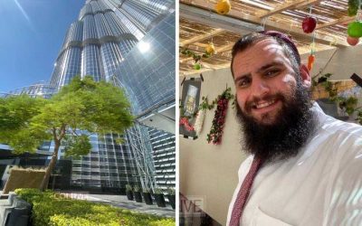 Première Souccah géante aux Emirats arabes unis : l’émissaire ‘Habad à Dubaï répond aux journalistes
