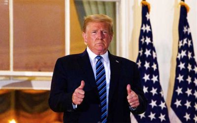 Donald Trump de retour à la Maison Blanche après un séjour de trois jours à l&rsquo;hôpital