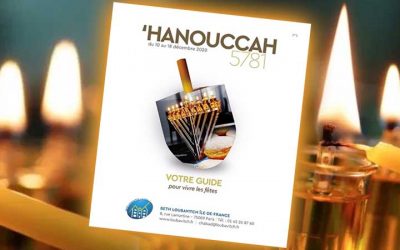 Le Guide de ‘Hanouccah 5781, du 10 au 18 décembre 2020, édité par le Beth Loubavitch