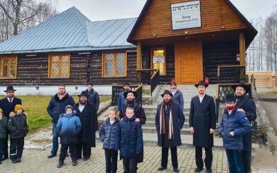 Russie : Des dizaines d’émissaires Habad ont passé le Chabbat dans le village de Loubavitch, en Russie