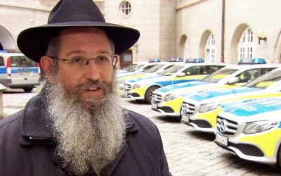 Allemagne : L’émissaire Habad de la ville de Hall nommé rabbin et représentant religieux juif dans la police de tout l’état du Wurtemberg