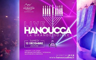 Samedi 12 décembre à 20h30 : Grande soirée de Live ‘Hanouccah