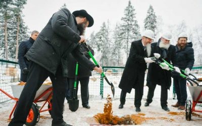 Russie : Pose de la première d’un magnifique centre communautaire ‘Habad dans la périphérie de Moscou