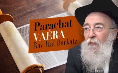 Paracha Vaéra par le Rav Haï Barkatz