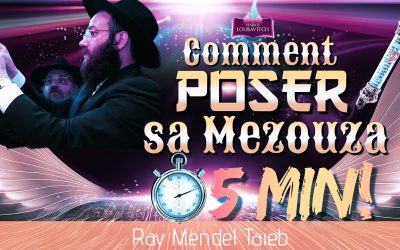 Comment poser une Mezouza? Rav Mendel Taieb