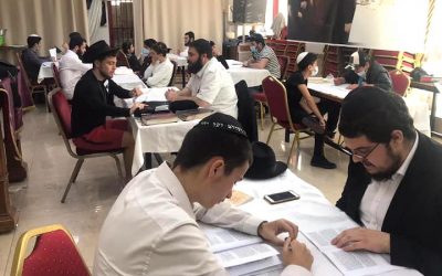 EN IMAGES. Yeshivat Kaits pour les jeunes au département jeunesse du Beth Habad francophone de Netanya