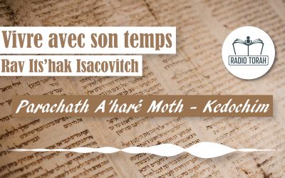 Analyse des dates hébraïques de la semaine, avec Rav Yits’hak Isacovitch