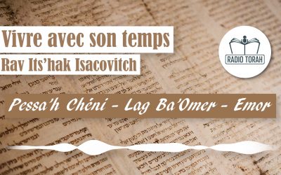 Analyse des dates hébraïques de la semaine, avec R. Yits&rsquo;hak Isacovitch