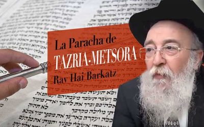 Parachat Tazria-Metsora par le Rav Haï Barkatz
