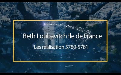 VIDEO.  Les réalisations en Ile de France – Kinous Hachlou’him du Beth Loubavitch 2021