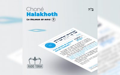 Halakhoth Audio #101 ​: Balayer durant Chabbat