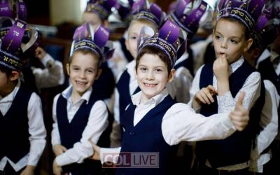 EN IMAGES. Grand rassemblement des enfants du Heder Loubavitch de Moscou pour la Fête de fin d’année