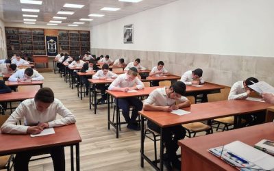 Brunoy : Les élèves du Chiour Alef de la Yéchva Ketana participent à un examen de « Mivtsa Torah »