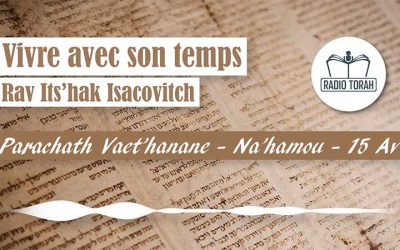 Analyse des dates hébraïques de la semaine, avec R. Yits’hak Isacovitch