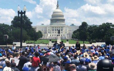 Washington: Habad participe au grand rassemblement devant la Maison Blanche, contre l’antisémitisme