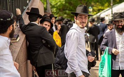 EN IMAGES. Veille de Chabbat Nitsavim à Crown Heights