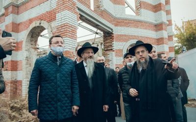 Russie : Pose de la première pierre pour la restauration de l&rsquo;une des plus grandes et des plus belles synagogues d&rsquo;Europe