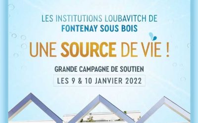 9 et 10 janvier 2022 – Campagne Allodons des 40 ans des Institutions Habad de Fontenay-sous-Bois