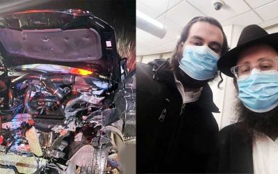 Un Chalia’h Habad de Virginie participe au sauvetage de 3 Hassidim Satmar lors d’un grave accident de la route