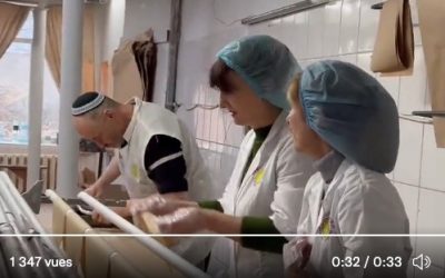 Ukraine : La fabrique de Matsot Chemourot dans la ville de Dnipro,  continue sa production malgré la guerre