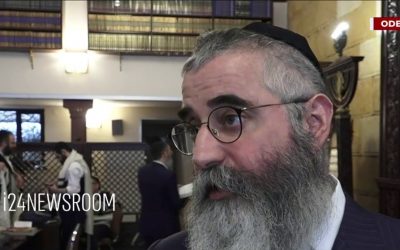 Le Grand rabbin Habad d’Odessa  : « Entre 20 et 30% des 40.000 Juifs qui vivent à Odessa ont déjà quitté le pays »