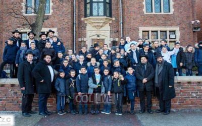 45 garçons des Hadarim Loubavitch de France concluent leur voyage chez le RabbI – le reportage complet